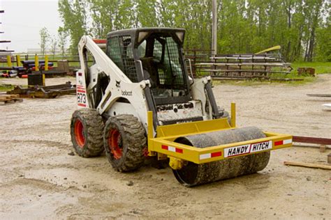 skid steer packer|bobcat roller attachment.